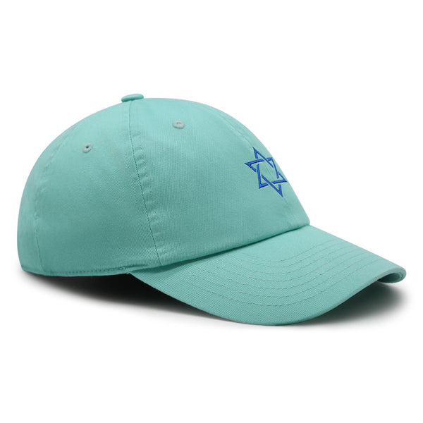 Star of David Premium Dad Hat Embroidered Cotton Baseball Cap Jewish Israel