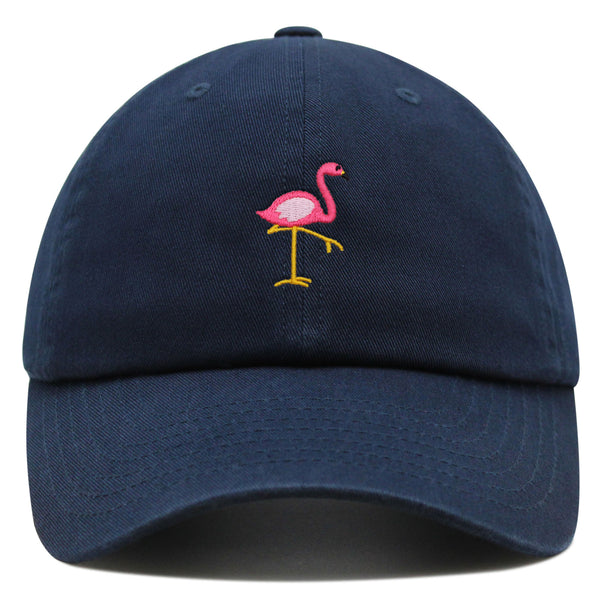 Flamingo Premium Dad Hat Embroidered Baseball Cap Bird Pink