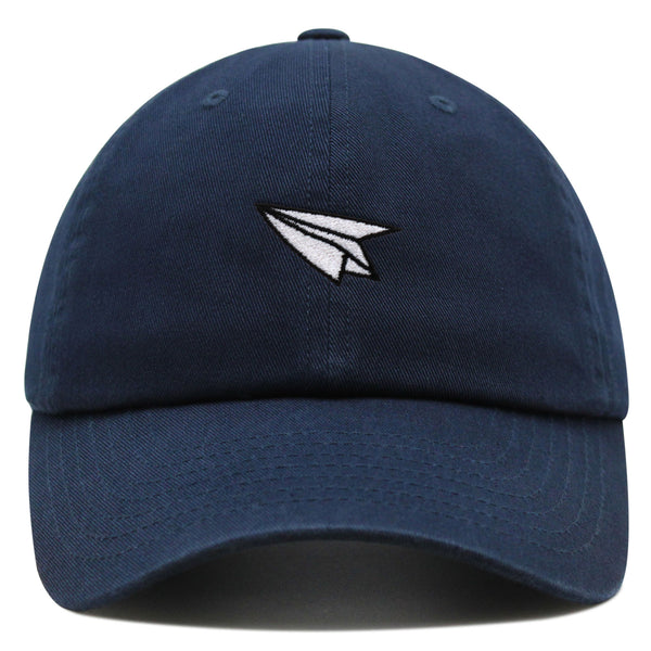 Paper Airplane Premium Dad Hat Embroidered Baseball Cap Plane Sky