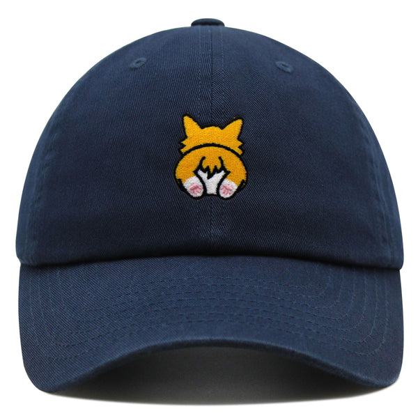 Corgi Butt Premium Dad Hat Embroidered Baseball Cap Welsh Corgi