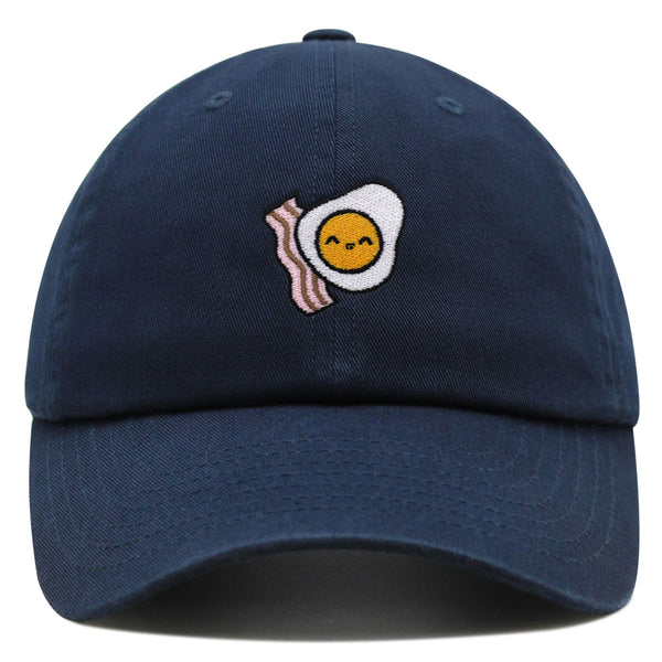 Egg and Bacon Premium Dad Hat Embroidered Baseball Cap Breakfast