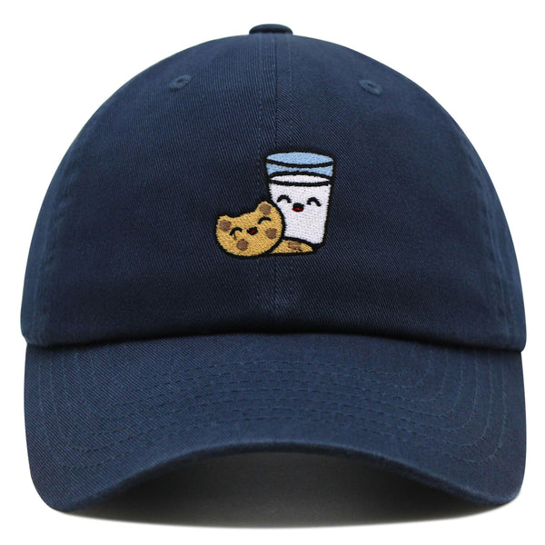 Milk and Cookie Premium Dad Hat Embroidered Baseball Cap Snack