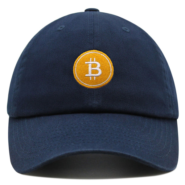 Bitcoin Premium Dad Hat Embroidered Baseball Cap Cryptocurrency Investing