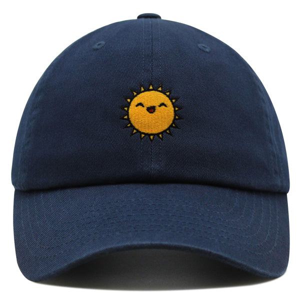 Happy Sun Premium Dad Hat Embroidered Baseball Cap Sunny Summer Morning