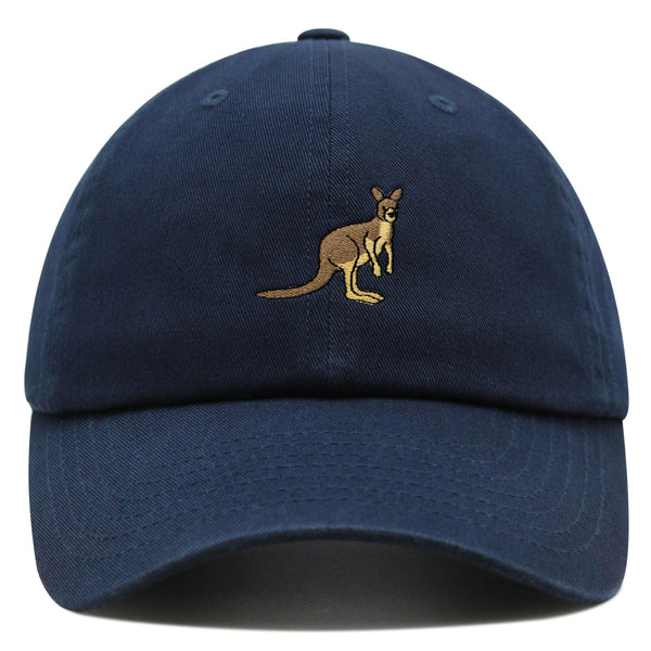 Kangaroo Premium Dad Hat Embroidered Baseball Cap Australia Animal