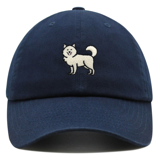 Samoyed Premium Dad Hat Embroidered Baseball Cap Dog Puppy