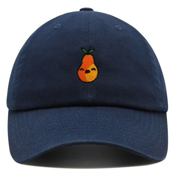 Pear Premium Dad Hat Embroidered Baseball Cap Fruit Vegan Foodie