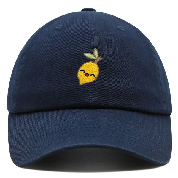 Lemon Premium Dad Hat Embroidered Baseball Cap Vegan Vegetable