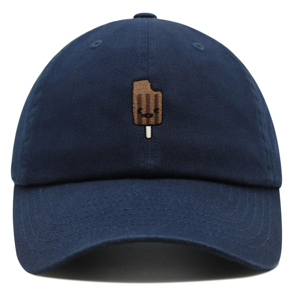 Chocolate Ice Cream Premium Dad Hat Embroidered Baseball Cap Foodie Chocolate