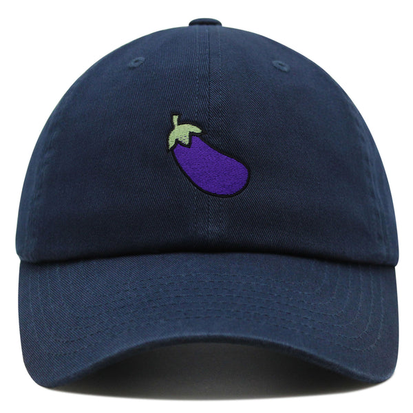 Eggplant Premium Dad Hat Embroidered Baseball Cap Foodie Vegetable