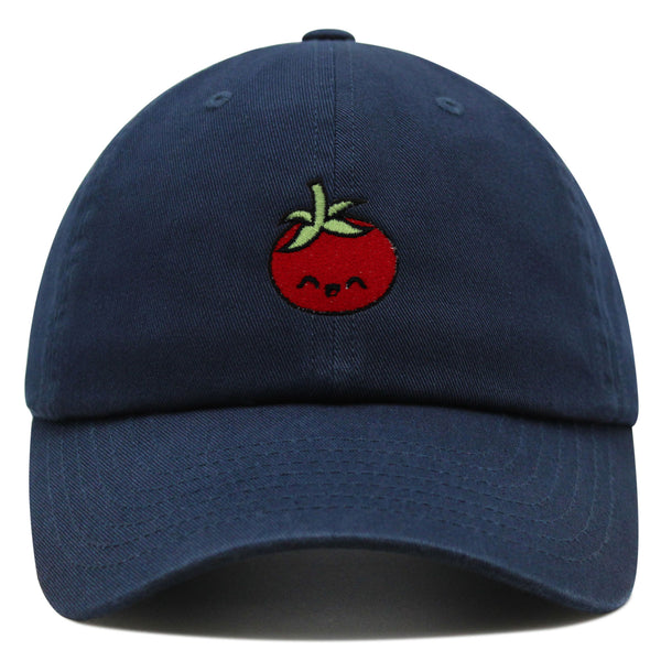 Tomato Premium Dad Hat Embroidered Baseball Cap Vegetable Vegan