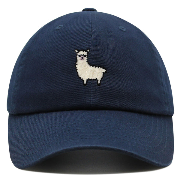 Alpaca Premium Dad Hat Embroidered Baseball Cap Peru Peruvian