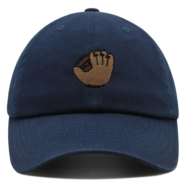 Baseball Glove Premium Dad Hat Embroidered Baseball Cap Baseball Game Sports Fan