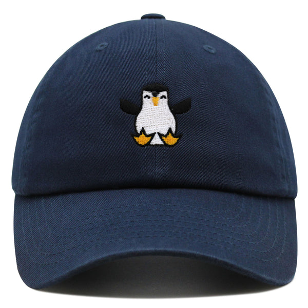 Penguin Premium Dad Hat Embroidered Baseball Cap Snow Animal