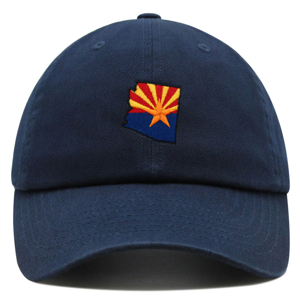 Arizona Flag Premium Dad Hat Embroidered Baseball Cap Arizona Tucson Pheonix