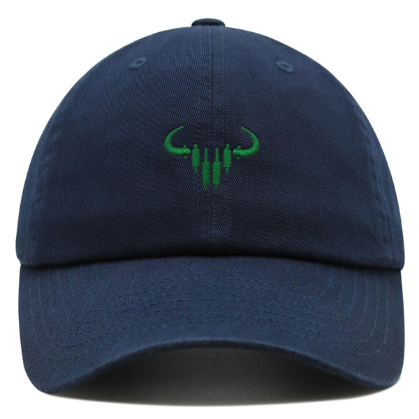 Bulls Premium Dad Hat Embroidered Baseball Cap Nasdaq Symbol Stocks