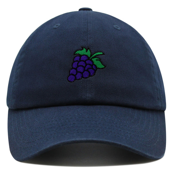 Grape Premium Dad Hat Embroidered Baseball Cap Farm Farmers Vegan