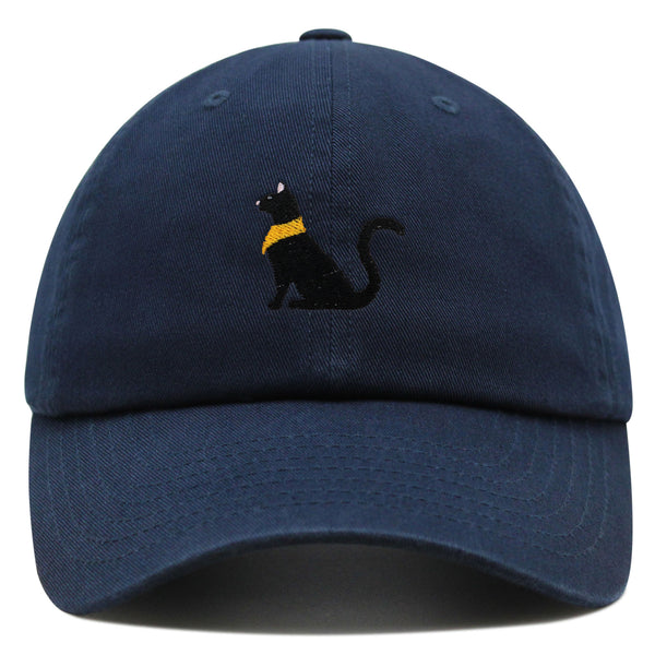 Black Egyptian Cat Premium Dad Hat Embroidered Baseball Cap Kitty