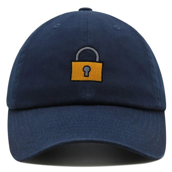 Lock Premium Dad Hat Embroidered Baseball Cap Gate Logo