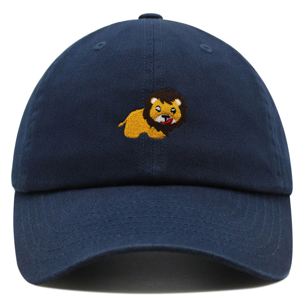 Lion Premium Dad Hat Embroidered Baseball Cap Zoo King