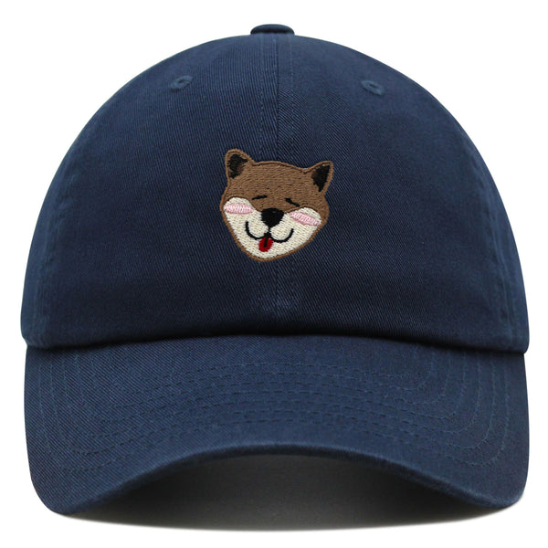 Shiba Premium Dad Hat Embroidered Baseball Cap Dog Puppy