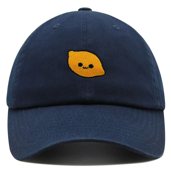 Lemon Premium Dad Hat Embroidered Baseball Cap Citrus Lime