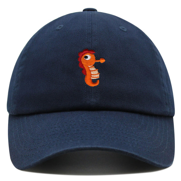 Sea Horse Premium Dad Hat Embroidered Baseball Cap Ocean Fish