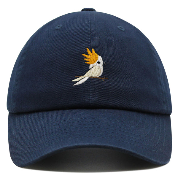 Cockatoo Premium Dad Hat Embroidered Baseball Cap Parrot Bird