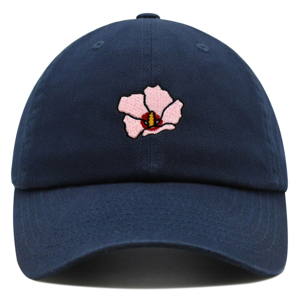 Rose of Sharon Premium Dad Hat Embroidered Baseball Cap Hibiscus Hawaii