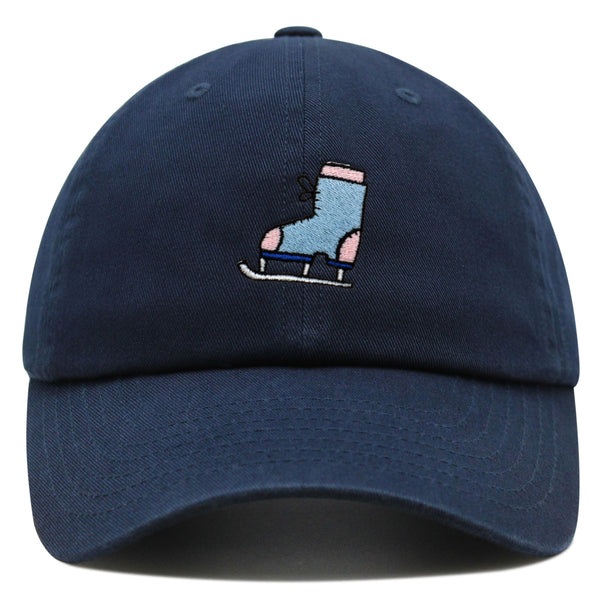 Ice Skating Premium Dad Hat Embroidered Baseball Cap Skate Winter