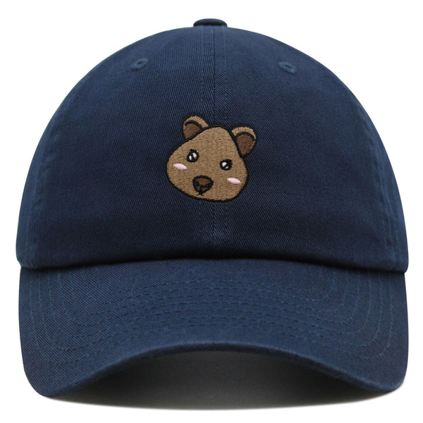 Quokka Face  Premium Dad Hat Embroidered Baseball Cap Cute Animal