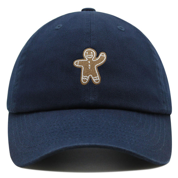 Gingerbread Man Premium Dad Hat Embroidered Baseball Cap Holiday Cookie