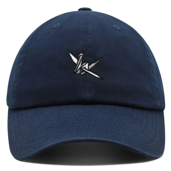 Origami Crane Premium Dad Hat Embroidered Baseball Cap Paper Swan