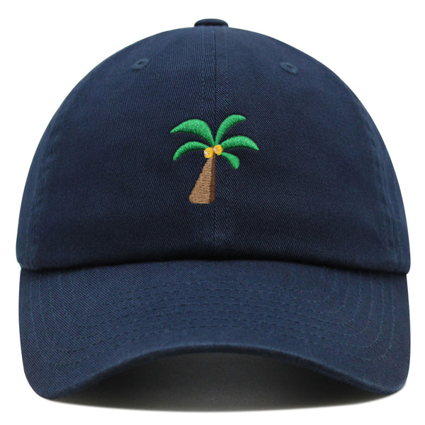 Palm Tree Premium Dad Hat Embroidered Baseball Cap Coconut