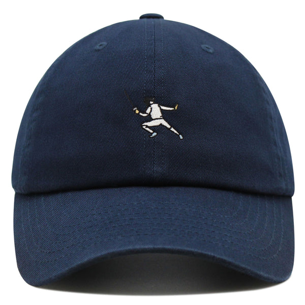 Fencing Premium Dad Hat Embroidered Baseball Cap Olympic Sports