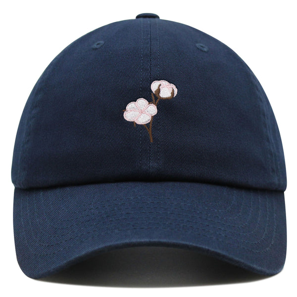 Cotton Flower Premium Dad Hat Embroidered Baseball Cap Tree