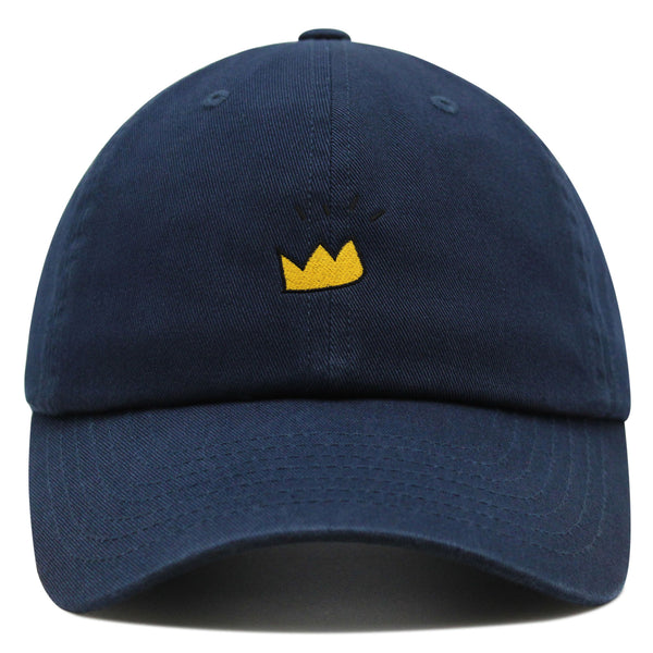 Crown Premium Dad Hat Embroidered Baseball Cap Cute