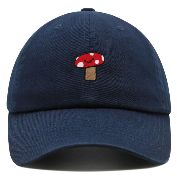 Mushroom Premium Dad Hat Embroidered Baseball Cap Cute