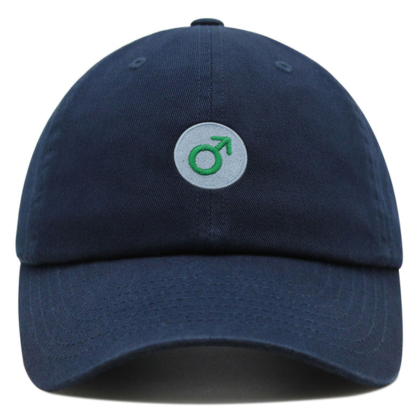 Male Gender Sign Premium Dad Hat Embroidered Baseball Cap Symbol