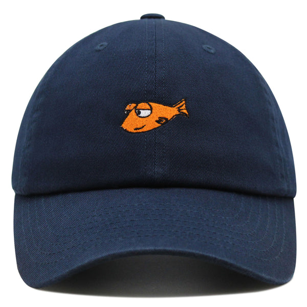 Funny Fish Premium Dad Hat Embroidered Baseball Cap Jokes Memes