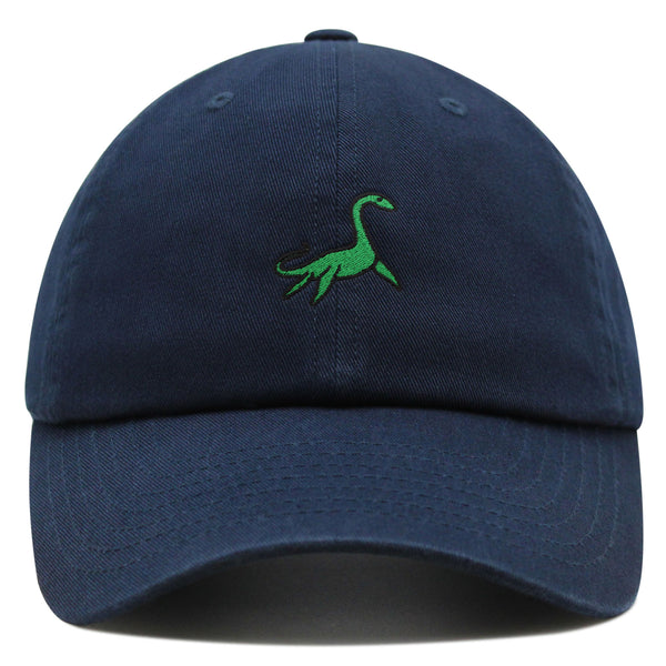 Elasmosaurus Dinosaur  Premium Dad Hat Embroidered Baseball Cap Green