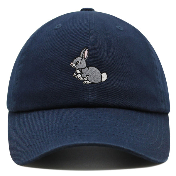 Rabbit Premium Dad Hat Embroidered Baseball Cap Cute