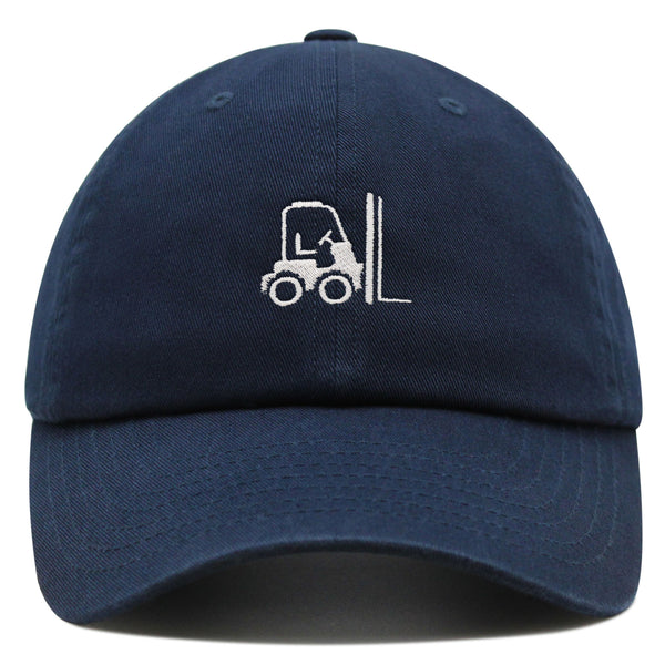 Forklift Premium Dad Hat Embroidered Baseball Cap Warehouse