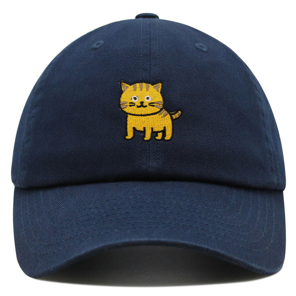 Cat Premium Dad Hat Embroidered Baseball Cap Cute