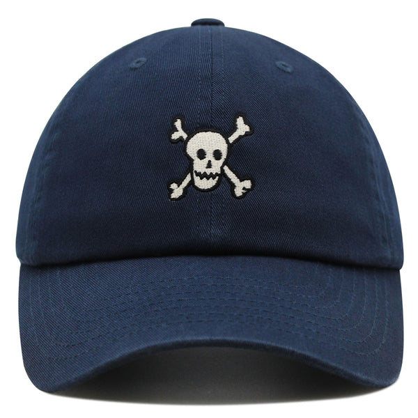 Crossbones Premium Dad Hat Embroidered Baseball Cap Skull