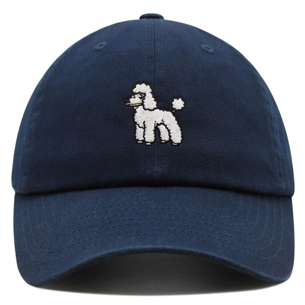 Fancy Poodle  Premium Dad Hat Embroidered Baseball Cap Puppies