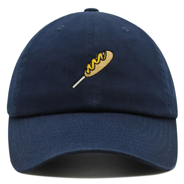 Corndog Premium Dad Hat Embroidered Baseball Cap Foodie