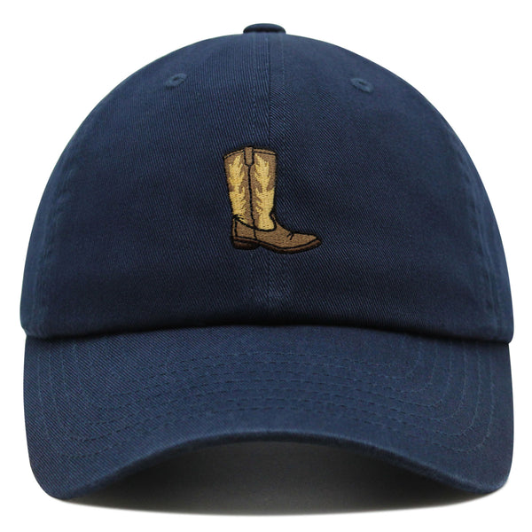 Cowboy Boot Premium Dad Hat Embroidered Baseball Cap Boots