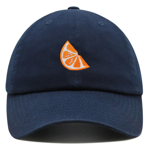 Orange Slice Premium Dad Hat Embroidered Baseball Cap Fruit