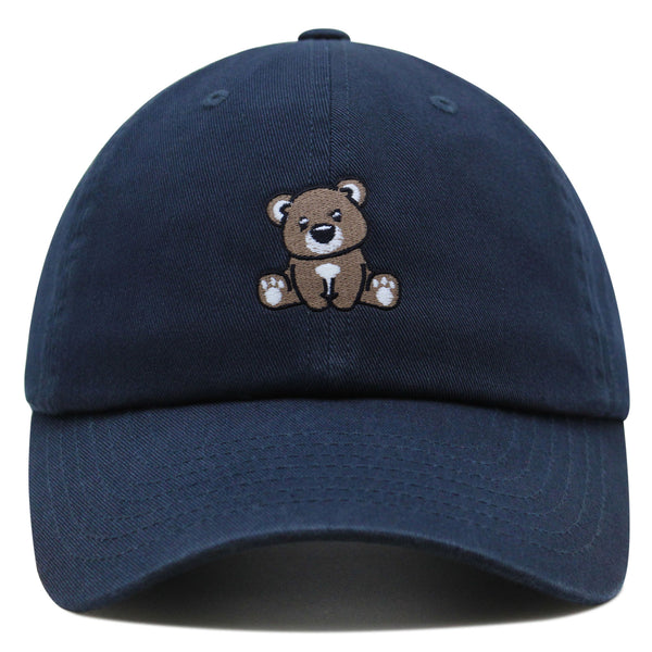 Bear Premium Dad Hat Embroidered Baseball Cap Curious